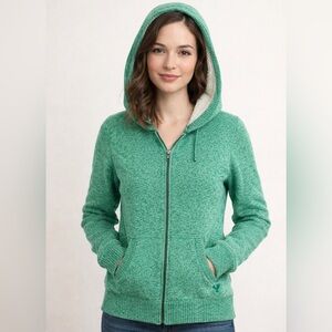 American Eagle Outfitters Green Women's Zip-Up Hoodie